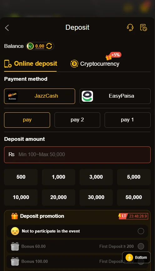 8555bet deposit